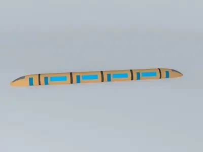 Royal Rail Torpedo Free 3D model