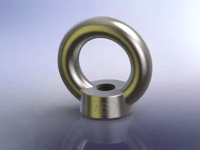 Eye nut M8 3D model