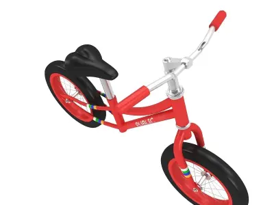 Mini Childrens Balance Bike 3D model