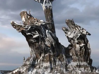 Dragon Master Mountain 3D model