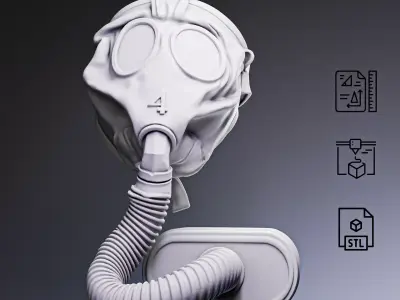 WWI Gas Mask SBR RoZ 3D print model