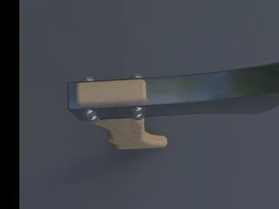 Axe low-poly 3d model Low-poly 3D model