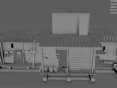 Third world house 3D 3D model