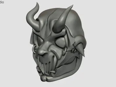 ONI MASK CYBORG 3D print model