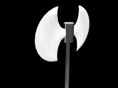 DULA AXE Low-poly 3D model