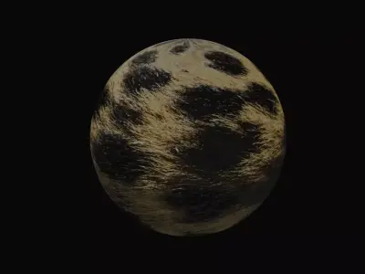 Animal Print PBR Material 3D model