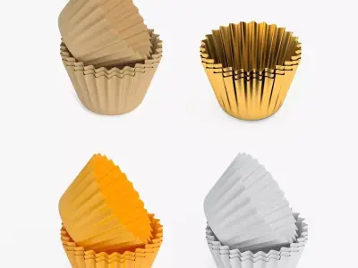 Cupcake Mould 3D Model Pack