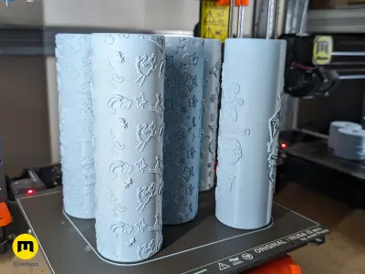 Children Day Texture Rollers Free 3D print model