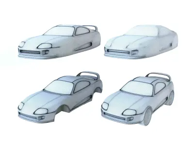 Toyota Supra - Smooth Model 3D print model