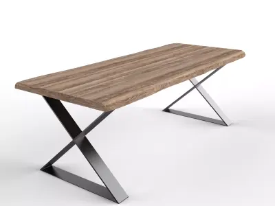 Dining table 3D model purchase