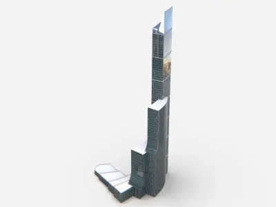 Central Building 3D model purchase