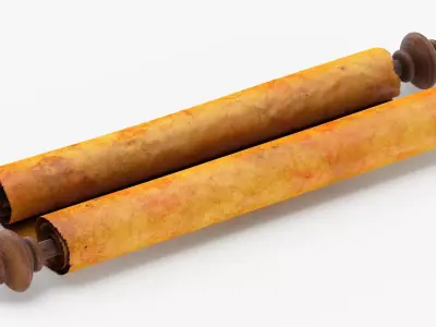 Scroll Closed 01 3D model