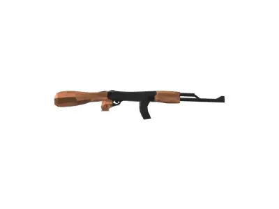 ak 47 fbx an texture  Free low-poly 3D model