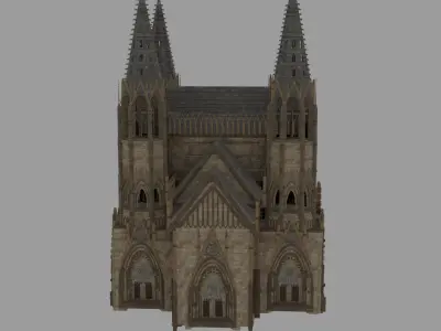 Gothic Castle 3D print model