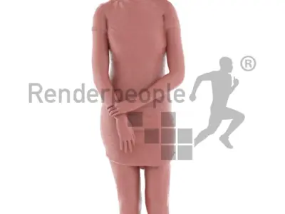 Jessica Animated 007 Standing
