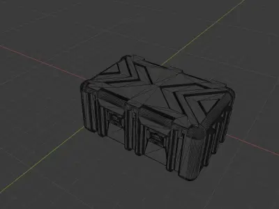 Military Box 3D model 3D model