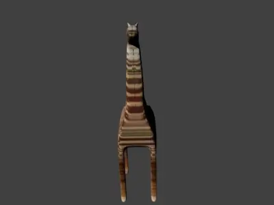 Giraffe Low-poly Low-poly 3D model