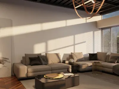 office Industrial Scene 3ds max  3D model
