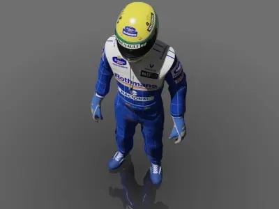 Ayrton Senna 1994 3D model
