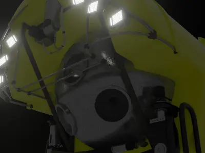 Nautile French Submarine 3D model