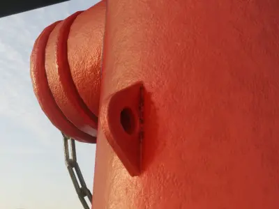 Red Fire Hydrant VAG Version 2 Low Poly Red 1 Low-poly 3D model