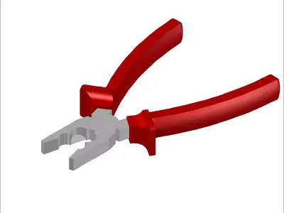 Plier 8 inch 3D model