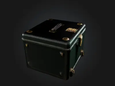 bullet box Low-poly 3D model