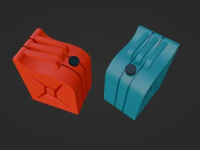 Jerrycan Low Poly Free low-poly 3D model