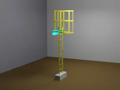 Structural Catladder 3D model