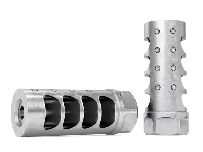 Gen 3 Little Bastard Self Timing Muzzle Brake Low-poly 3D model