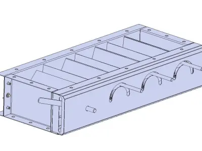 Valvula homogenea para ducto de aire  3D model