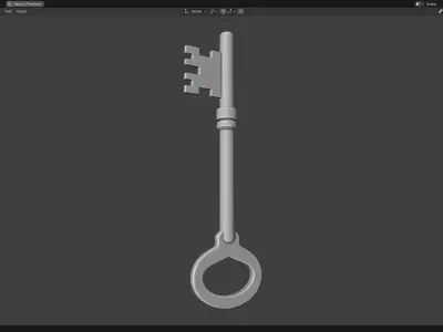 Old Key for Printing 3D print model