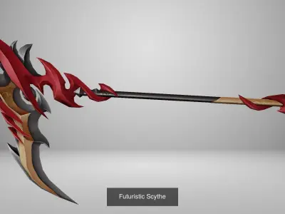 16 Piece Scythe Weapon Pack