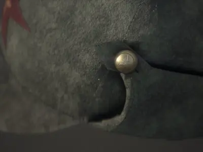 WAR HAT Low-poly 3D model