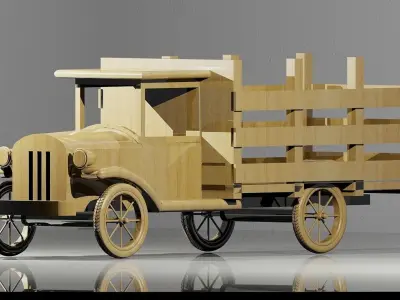 Old Truck 3D print model
