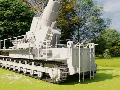 Karl-gerat mortar 3D model