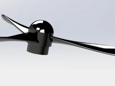 German World War II fighter aircraft 3D print model