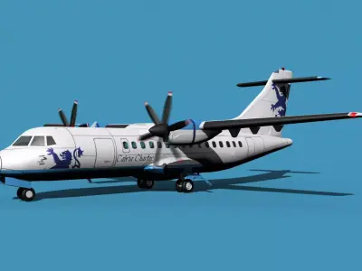 ATR-42-320 Cambria Air 3D model