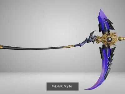 16 Piece Scythe Weapon Pack
