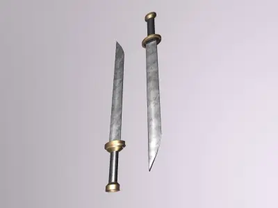 Sword Low-poly 3D model