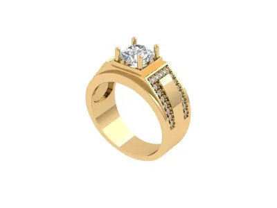 Wedding Ring  3D print model 341