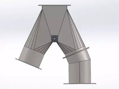 400x400x350 pneumatic trouser flap 3D model