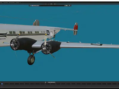 Ju-90 Free 3D model