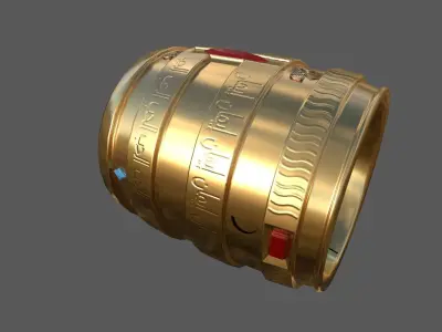 Arab sheikhs bracelet Low-poly 3D model