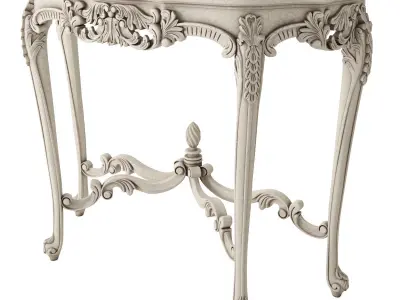 French Bedroom Provencal Marie Antoinette 3D model