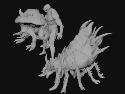 Creature Monsters 3D model buy
