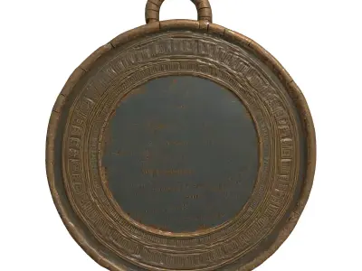 Ancient Medallion 3D Model Low-poly 3D model