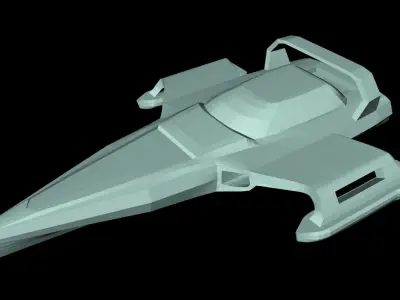 Powerboat fiction 3D model
