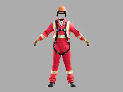 Dock Worker Outfit 1 3D model