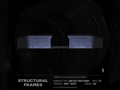 22 Structural Frames Vol 1 SUBD 3D model